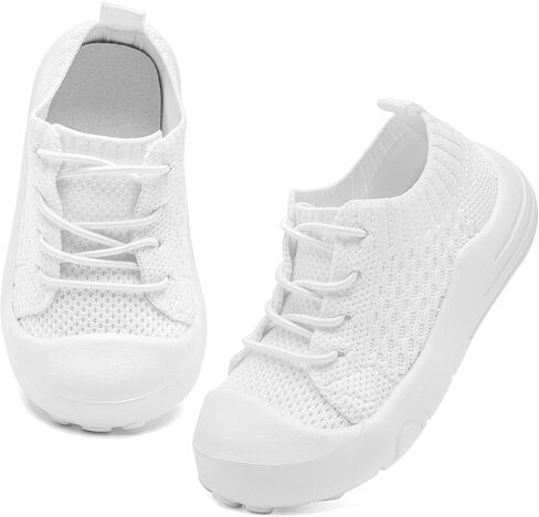 Toddler Shoes Girls Boys Tennis Sneakers for Girls Boys Slip On Lightweight Breathable Non Slip Flexible Fit Walking Shoes in Saudi Arabia