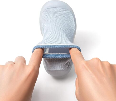 Baby Sock Shoes Toddler Slip on Walking Shoes Non-Slip Soft Sole Infant Boys Girls Sneakers-1166 in Kuwait