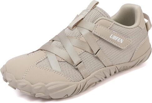 أحذية UBFEN للأطفال حفاة القدم بدون قطرة أحذية رياضية بسيطة للأولاد والبنات - أحذية مدرسية للجري خفيفة الوزن وعريضة مع حلقة خطافية in Saudi Arabia