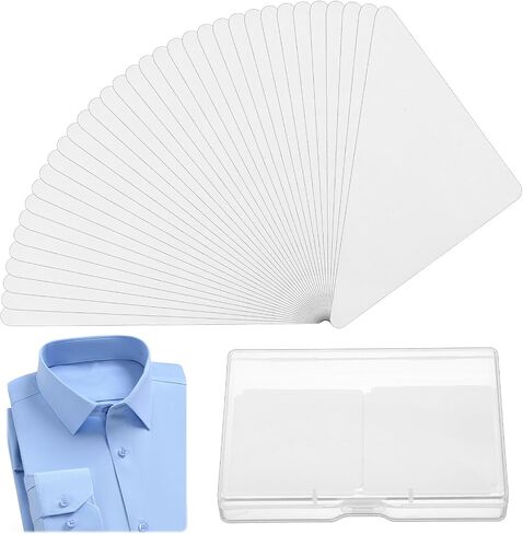 100 PCS Collar Stays for Polo Shirts, Transparent PVC Shirt Collar Stays for Men's Dress Shirt, No Curl Collars Support Patches Stickers for Dress Shirts, Anti-Wrinkle Collars Shaper in Saudi Arabia