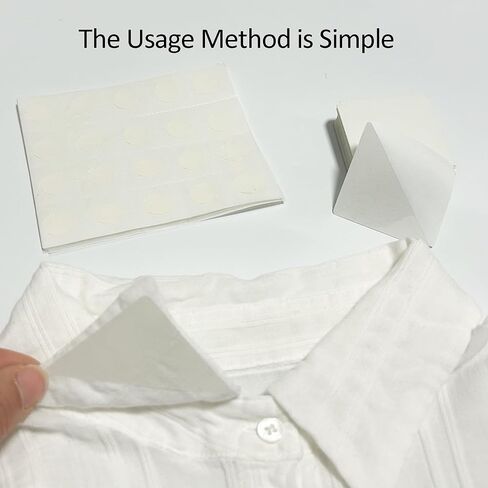 400pcs Collar Stays - 200pcs Collar Stays for Shirts and 200pcs Dots for Men’s Dress Shirts Women Any Shirt With Collar in Saudi Arabia