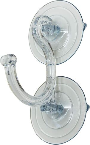 Commercial Christmas Hardware Giant 3 In. 20 Lb. Holding Capacity Double Suction Cup Wreath Hook - 1 Each in Saudi Arabia