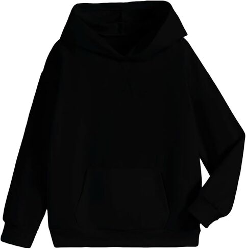 Hoodies for boys aged 5 to 14 in spring and autumn, regular running sweatshirts, embroidered collars in Saudi Arabia