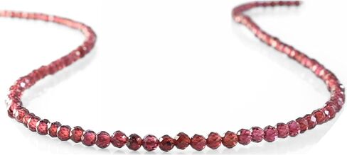Natural Gemtone Beads Handmade Strand Necklace with Silver Chain Extender for Women - Available in Gray Labradorite, Green Zoisite, Red Garnet, Moonstone, Multi-Color Tourmaline, Black Spinel, Ruby Stones in Saudi Arabia