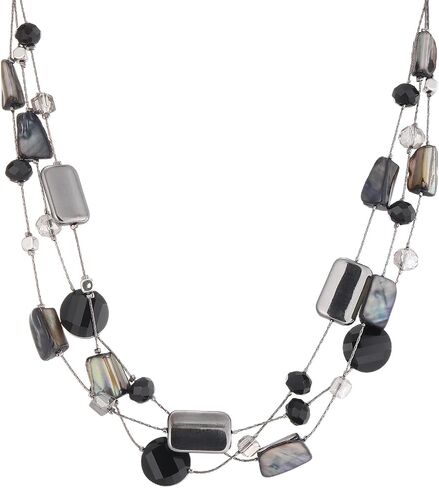 FULU AUTUMN Beaded Statement Necklaces for Women Shell Bead Chunky Collar Necklace Summer Layer boho Costume Jewelry for Her in Kuwait