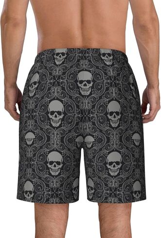 Mens Swim Trunks Quick Dry Swim Shorts with Mesh Lining Breathable Men's Beach Pants Swimwear Bathing Suits in Saudi Arabia