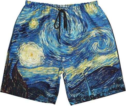 Mens Swim Trunks Quick Dry Swim Shorts with Mesh Lining Breathable Men's Beach Pants Swimwear Bathing Suits in Saudi Arabia