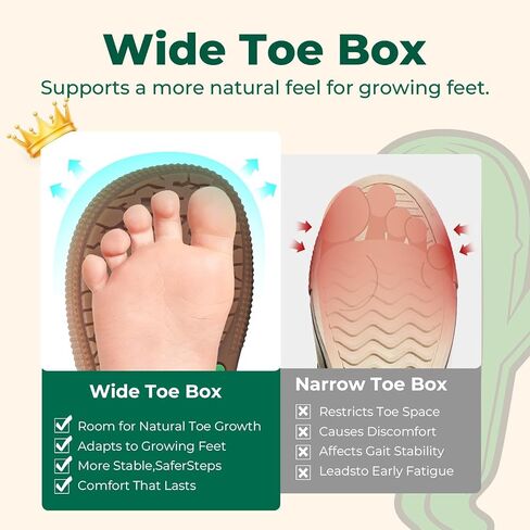 SAGUARO Kids Barefoot Shoes for Boys and Girls,Zero Drop Minimalist Shoes with Wide Toe Box,Flexible Thin Sole for Natural Walking,School,Everyday Wear,Casual Deep Blue Little Kid 2 in Kuwait