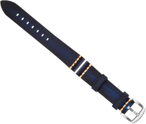 PartyKindom Cowhide Watch Strap Comfortable Genuine Leather Band Fit for Garmin Watch in Kuwait