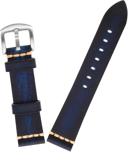 PartyKindom Cowhide Watch Strap Comfortable Genuine Leather Band Fit for Garmin Watch in Kuwait