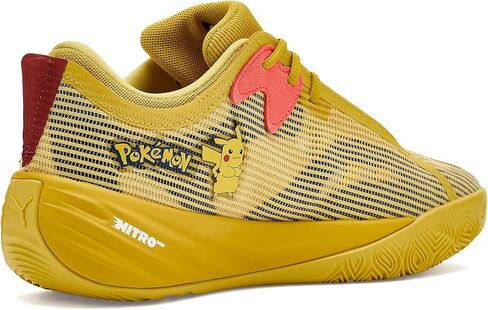 PUMA Mens X Pokemon All-Pro Nitro 2 Pikachu Basketball Sneakers Shoes - Yellow in Kuwait