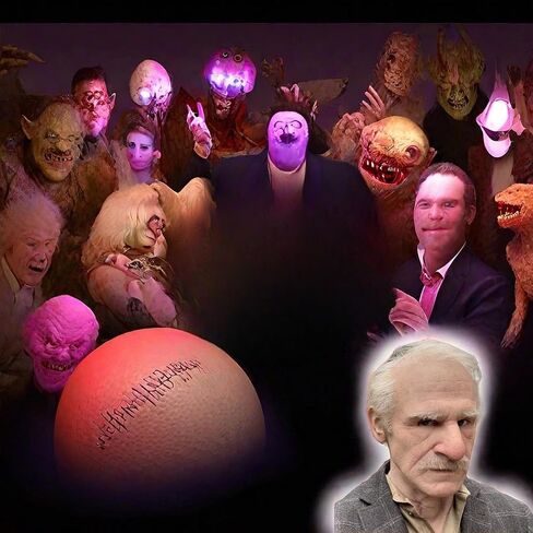 Latex Old Man Mask Halloween Realistic Human Full Head Mask for Halloween Carnival Costume Party (A) in Kuwait