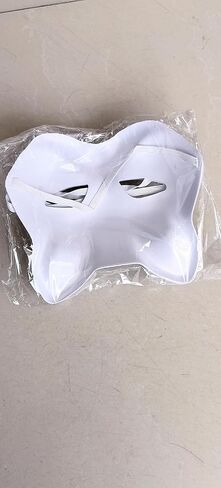 5 PCS DIY White Paper Mask Cat Face Mask Pulp Blank Hand Painted Mask Masquerade Masks Halloween Party Masks for Men and Women in Saudi Arabia
