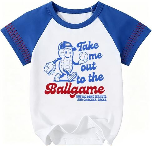 Baseball Shirts for Toddler Girl Boy Baseball Letter Prints T Shirt Baseball Player Shirt Game Day Fan Short Sleeve Tops in Saudi Arabia