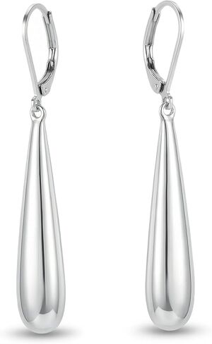 Dangle Earrings for Women, 14K Gold Plated/Sterling Silver Leverback Drop Earrings Hypoallergenic Leverback Dangle Jewelry Gift for Women in Saudi Arabia