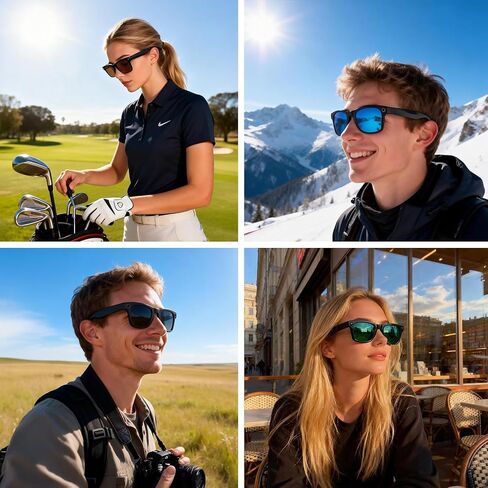 عدسات Vapulico البديلة لنظارات Ray-Ban Meta Wayfarer RW4006/4008/4012 50/53 مم الذكية، مستقطبة عالية الدقة in Kuwait