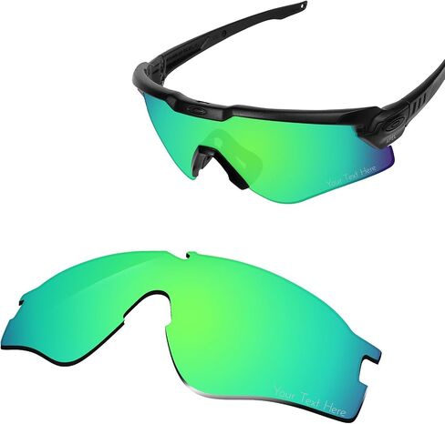 100% Precise-Fit Replacement Sunglass Lenses Compatible with Oakley Si Ballistic M Frame Alpha OO9296 in Kuwait