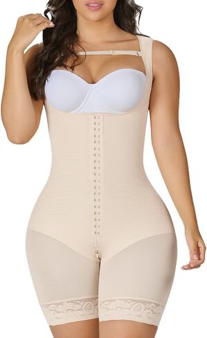 YIANNA Fajas Colombianas Moldeadoras Shapewear Tummy Control for Women Butt Lifter with Zipper Crotch Faja Body Shaper in Saudi Arabia