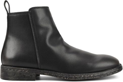 FIEEIF Men's Leather Ankle Boots Side Zip Stylish Comfortable Dress Chelsea Boots in Saudi Arabia