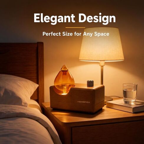 Waterless Essential Oil Diffuser No Water Needed, 2600mAh Cordless Rechargeable Aromatherapy Diffuser, 8H Wireless Scent Diffuser for Large Room, Portable Oil Diffuser for Home Office Yoga in Saudi Arabia