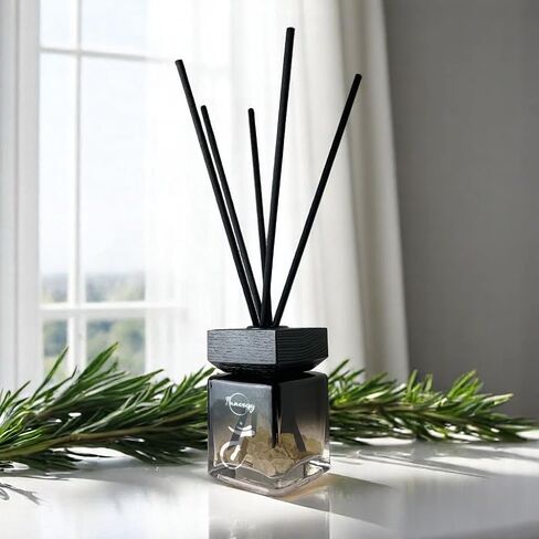 Innergy Throat Chakra Crystal-Infused Reed Diffuser – 100ml Aromatherapy Essential Oil Diffuser for Home – Long-Lasting Scent, Natural Crystal Energy for Relaxation & Balance in Saudi Arabia
