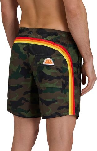 SUNDEK Mens Camo Print Elastic Waist Boardshort, Swim Trunks 16" Length 7.5" Inseam in Saudi Arabia