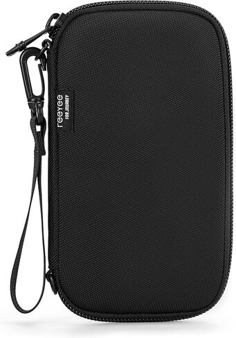 Reeyee N12 passport holder for travel family, Passport Wallet Women Men,Travel Document Organizer with Wrist Strap,840d cordura,cash wallet,RFID Blocking Travel Document Case,Cover Case Waterproof Bag in Saudi Arabia