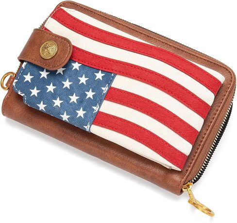 Montana West American Flag Phone Purse for Women Patriotic Crossbody Bag American Pride Cellphone Purse With Removable Strap in Saudi Arabia