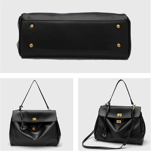 Handbags for Women Top Handle Tote Bag Purse Leather Handbag Large Capacity Travel Crossbody Purses for Women in Saudi Arabia