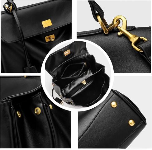 Handbags for Women Top Handle Tote Bag Purse Leather Handbag Large Capacity Travel Crossbody Purses for Women in Saudi Arabia