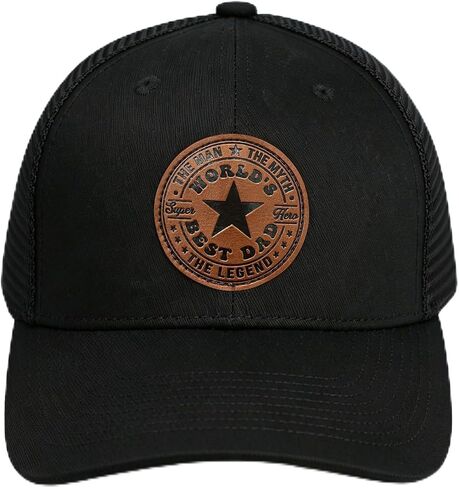Fathers Day Birthday Gift for Dad - Worlds Best Dad Ever Hat - Dads Gifts from Daughter Son Family for Men in Saudi Arabia