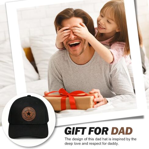 Fathers Day Birthday Gift for Dad - Worlds Best Dad Ever Hat - Dads Gifts from Daughter Son Family for Men in Saudi Arabia