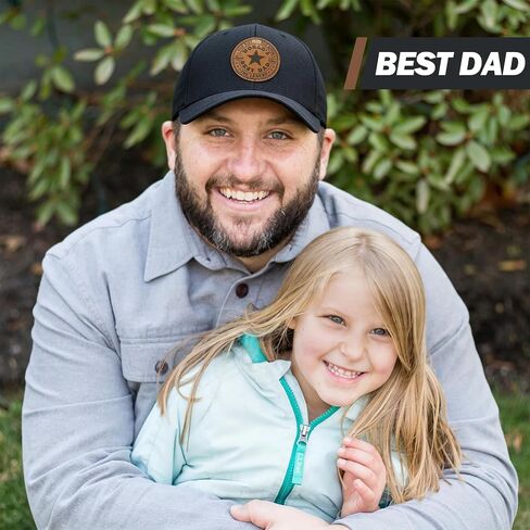 Fathers Day Birthday Gift for Dad - Worlds Best Dad Ever Hat - Dads Gifts from Daughter Son Family for Men in Saudi Arabia