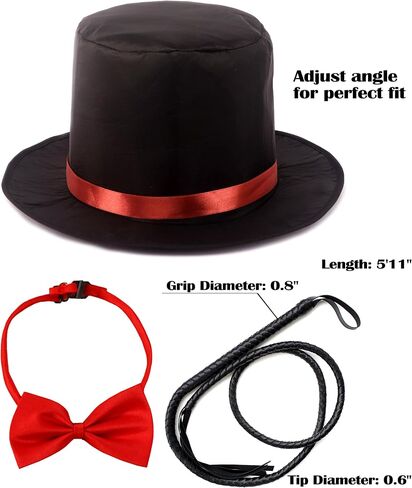 Men's Ringmaster Costume Adult Deluxe Circus Ring Master Tailcoat Jacket Outfit for Halloween Cosplay in Saudi Arabia
