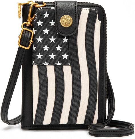 Montana West American Flag Phone Purse for Women Patriotic Crossbody Bag American Pride Cellphone Purse With Removable Strap in Kuwait