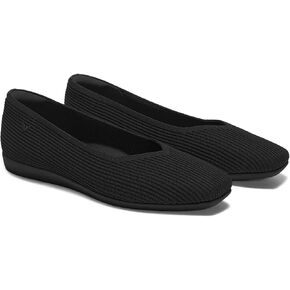 VIVAIA Margot Walker Women's Flats Lightweight Square Toe V Cut Ballet Flats Comfortable Casual Water Repellent Walking Flat Shoes in Saudi Arabia