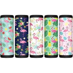 Luggage Handle Wrap 3Pcs Neoprene Handle Grip Luggage Identifier/Tags/Grips/Marker/Covers/Gripper for Travel Bag Luggage Suitcase (Painting Patterns - Flower Cat） in Kuwait