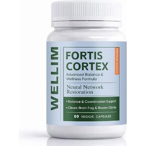 FortisCortex for Vertigo, Potency Liver Detox & Clarity Capsules, Daily Cognitive Wellness Supplement, 60-Day Supply in Saudi Arabia