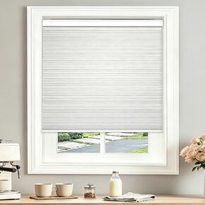 Custom Cellular Shades No Drill Cordless Honeycomb Blinds for Windows, Made to Measure Window Shades, Blackout, Easy Install in Saudi Arabia