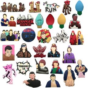 29 Pcs TV Drama Theme Shoe Charms, For Shoe Decoration, The Perfect Choice for Party Favors or Birthday Gifts. in Saudi Arabia
