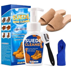 Suede Shoe Cleaner, Sneaker Cleaning Kit with Brush for White Shoes, Suede, Nubuck, Knit, Boots, Trainer, Leather in Saudi Arabia