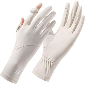 Ice Silk Sunscreen Gloves UV Protection Mittens Non-Slip Touch Screen Driving Gloves for Cycling Riding Golfing Hiking in Saudi Arabia