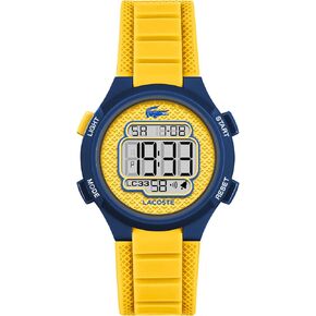 Lacoste LC33 Kids and Teens Digital Watch - 34mm Case, Digital Display with Day/Date, Alarm, Stopwatch, Countdown Timer and Backlight, Fun and Modern Design in Kuwait