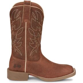 Justin Halter 11" Western Boots for Women - Stampede Collection - Cowgirl Full Grain Leather, Wide Square Toe, Comfort Heel in Kuwait