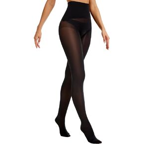 HOTBOSS Unbelievable Durability Tights, Seamless Rip Resistant Pantyhose, 40D Semi Sheer Control Top Tights for Women in Saudi Arabia