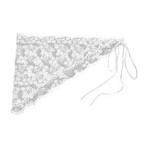Girls Lace Bandana Balletcore Headscarf Embroidered Bandana Hair Scarf Headwear Turban Balletcore Photo Props Lace Triangle Scarf in Kuwait