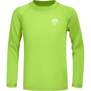 Roadbox Boys UPF 50+ Rash Guard Swim Shirt, Kids Long Sleeve Sun Protection Shirts, Quick Dry UV Rushguard for Water Beach in Kuwait