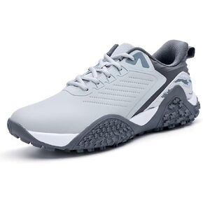 Men's Waterproof Spikeless Golf Shoes with Arch Support Insoles - Comfortable Lightweight Design, Available in Wide & Extra Wide Sizes in Saudi Arabia