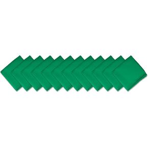 The Bandanna Company Solid Color Cotton Bandanas, Unisex, Multi-Purpose bandana, Available in 4 and 12 Packs in Saudi Arabia
