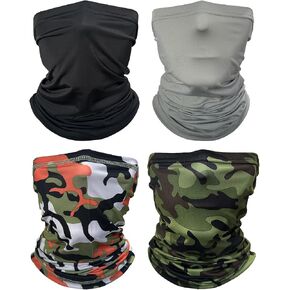 Ice Silk Cooling Neck Gaiter & Face Mask - Elastic Binding Cycling Sun Protection Neck Coolers for Hot Weather in Saudi Arabia
